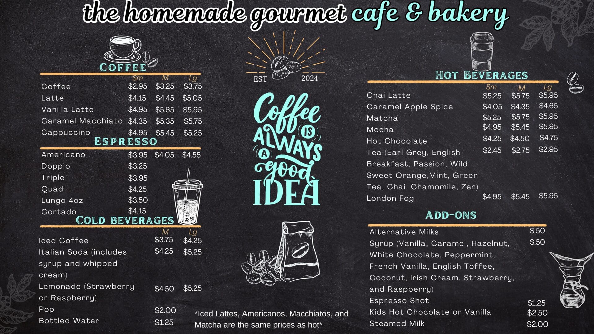 Menus